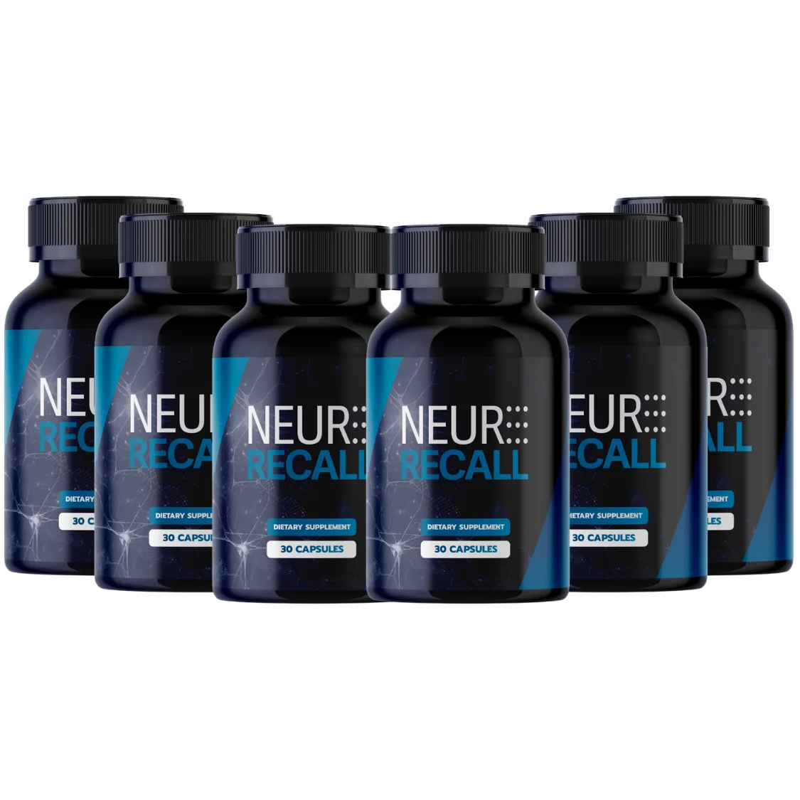 NeuroRecall six bottle pack